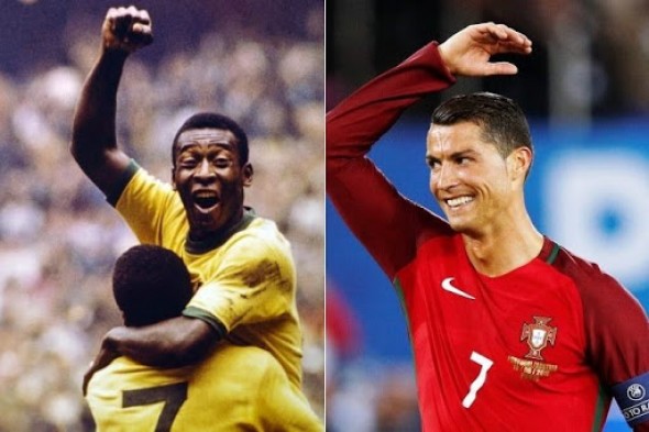 Cristiano Ronaldo a egalat recordul lui Pele de goluri marcate